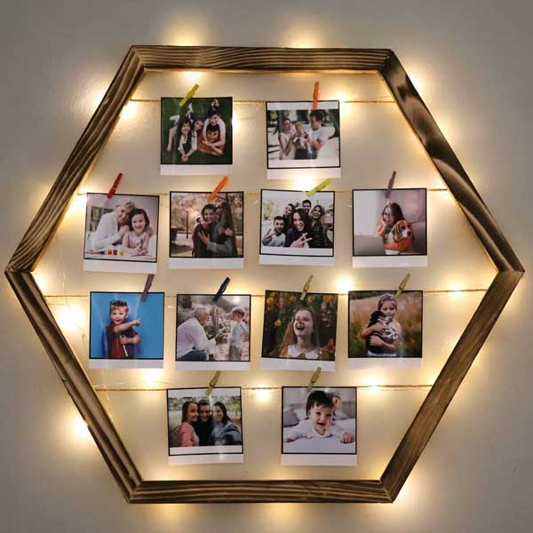 Led Işıklı Kişiye Özel Fotoğraf Çerçevesi - 1