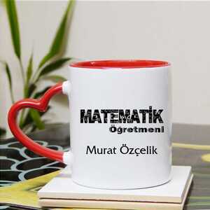 Matematik Öğretmeni İsimli Kupa Bardak - 7