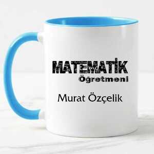 Matematik Öğretmeni İsimli Kupa Bardak - 4