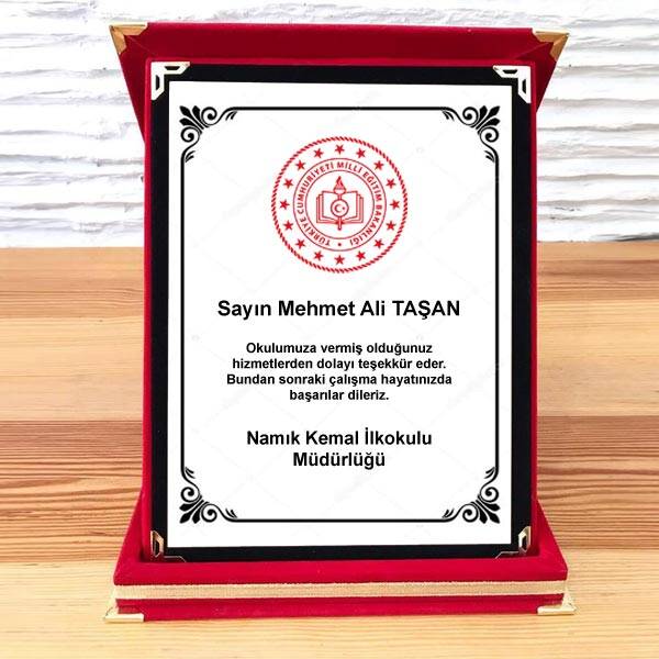 Öğretmene Hediye Plaket - 1