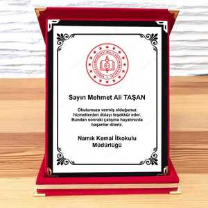 Öğretmene Hediye Plaket - 2