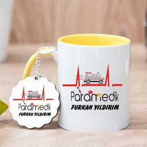 Paramedik Hediyesi Kupa Bardak ve Anahtarlık - 4