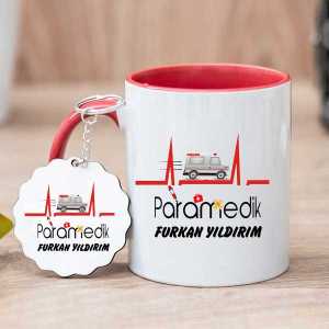 Paramedik Hediyesi Kupa Bardak ve Anahtarlık - 1