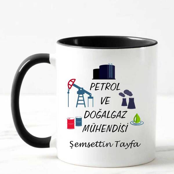 Petrol ve Doğalgaz Mühendisi Kupa Bardak - 5