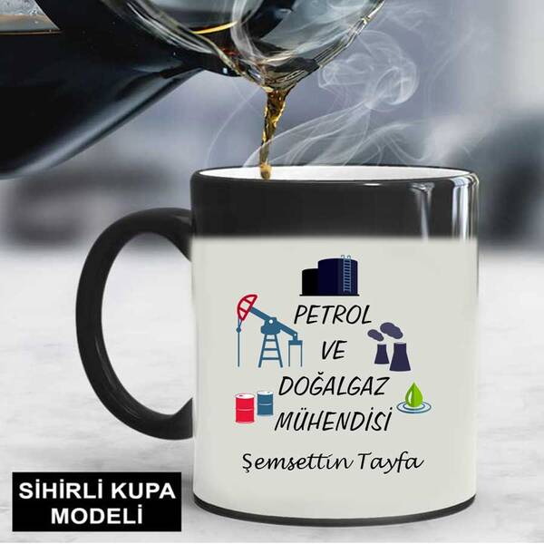 Petrol ve Doğalgaz Mühendisi Kupa Bardak - 7