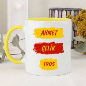 Sarı Kırmızı Taraftar Kupa Bardak - 7