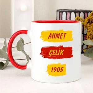 Sarı Kırmızı Taraftar Kupa Bardak - 1