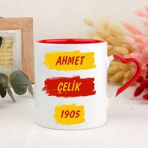 Sarı Kırmızı Taraftar Kupa Bardak - 5