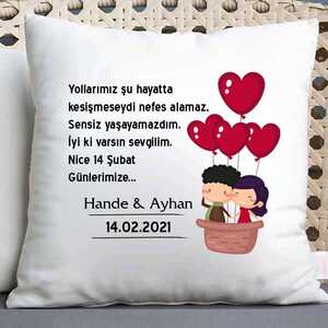 Sevgiliye Hediye Özel Yastık - 2