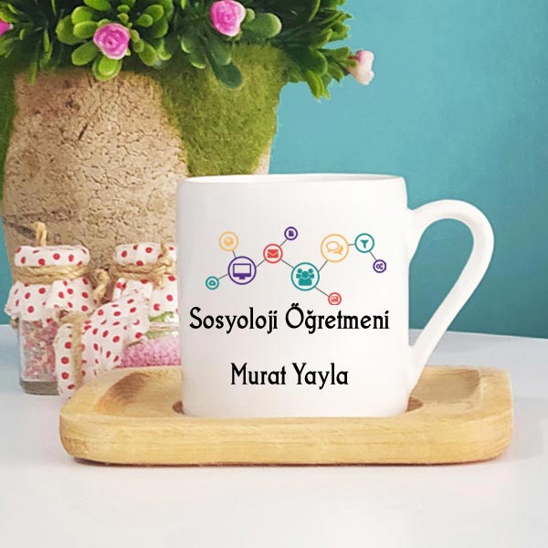 Sosyoloji Öğretmeni Türk Kahve Fincanı - 3