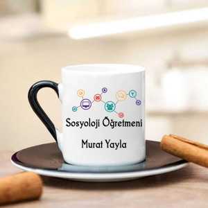 Sosyoloji Öğretmeni Türk Kahve Fincanı - 2