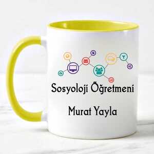 Sosyoloji Öğretmenine Hediye Kupa Bardak - 2