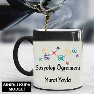 Sosyoloji Öğretmenine Hediye Kupa Bardak - 3