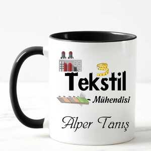 Tekstil Mühendisine Hediye Kupa Bardak - 6