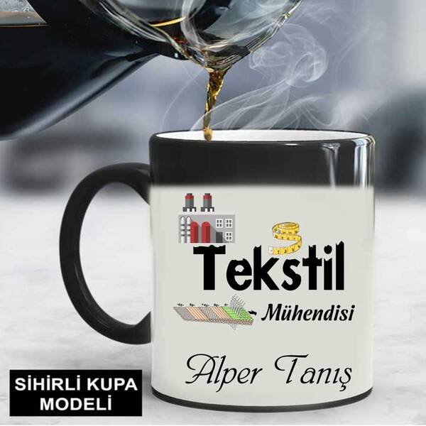 Tekstil Mühendisine Hediye Kupa Bardak - 7