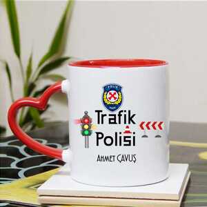 Trafik Polisine Hediye Kupa Bardak - 4