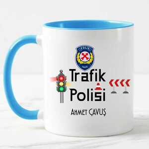 Trafik Polisine Hediye Kupa Bardak - 5