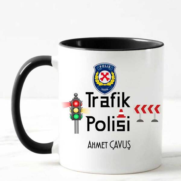 Trafik Polisine Hediye Kupa Bardak - 6