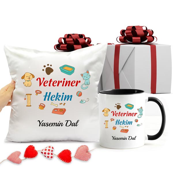 Veteriner Kupa Bardak ve Yastık - 3