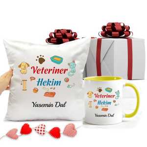 Veteriner Kupa Bardak ve Yastık - 4