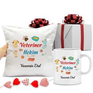Veteriner Kupa Bardak ve Yastık - 2