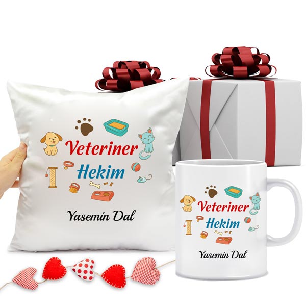 Veteriner Kupa Bardak ve Yastık - 2